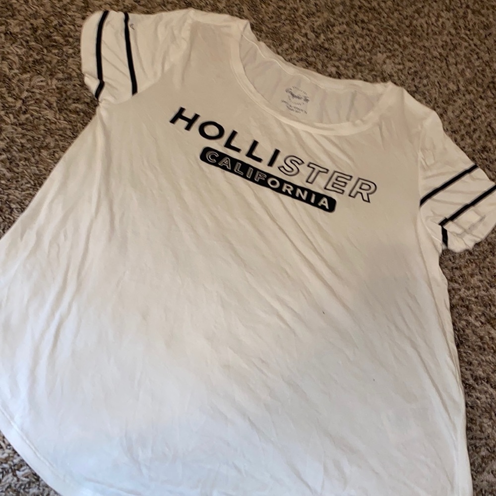 Hollister womens white tshirt
